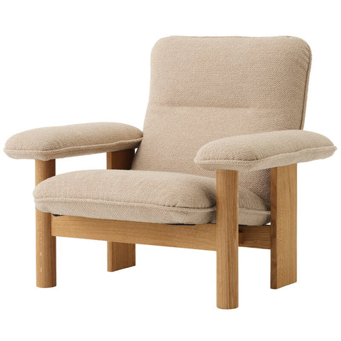 Brasilia Lounge Chair / Oak